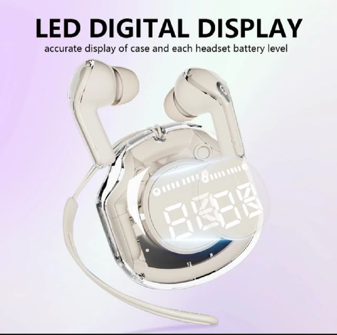 Air 39 Earbuds - Air 39 Transparent Earbuds - Air 39 Original Earbuds - High Quality Sound - Bluetooth 5.3 - Accurate right Left - 100% Original Quality - Super Bass - Super Sound - HD Calling - ENC technology