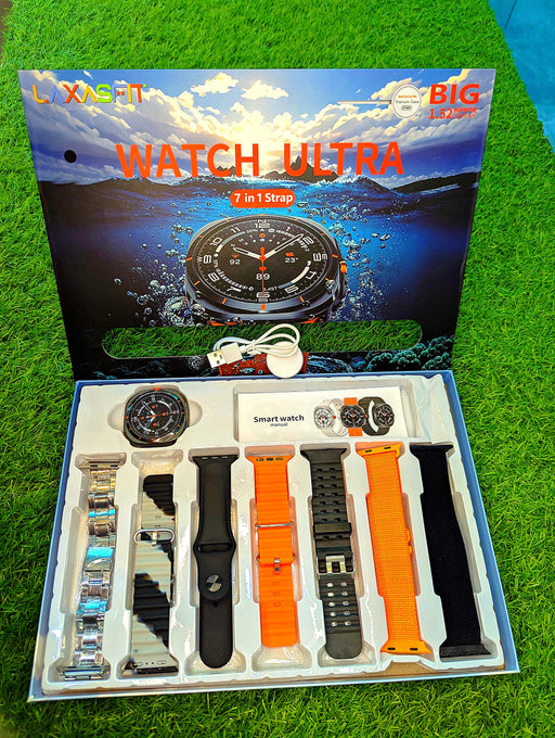 Galaxy Watch Ultra 2 Smart Watch With 7 IN 1 Strap